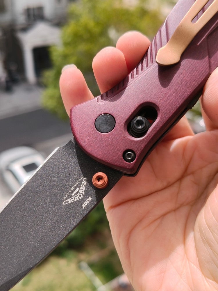 🆕 Benchmade 585BK-04 Mini Barrage CPM-S30V钢 Richlite柄 2450