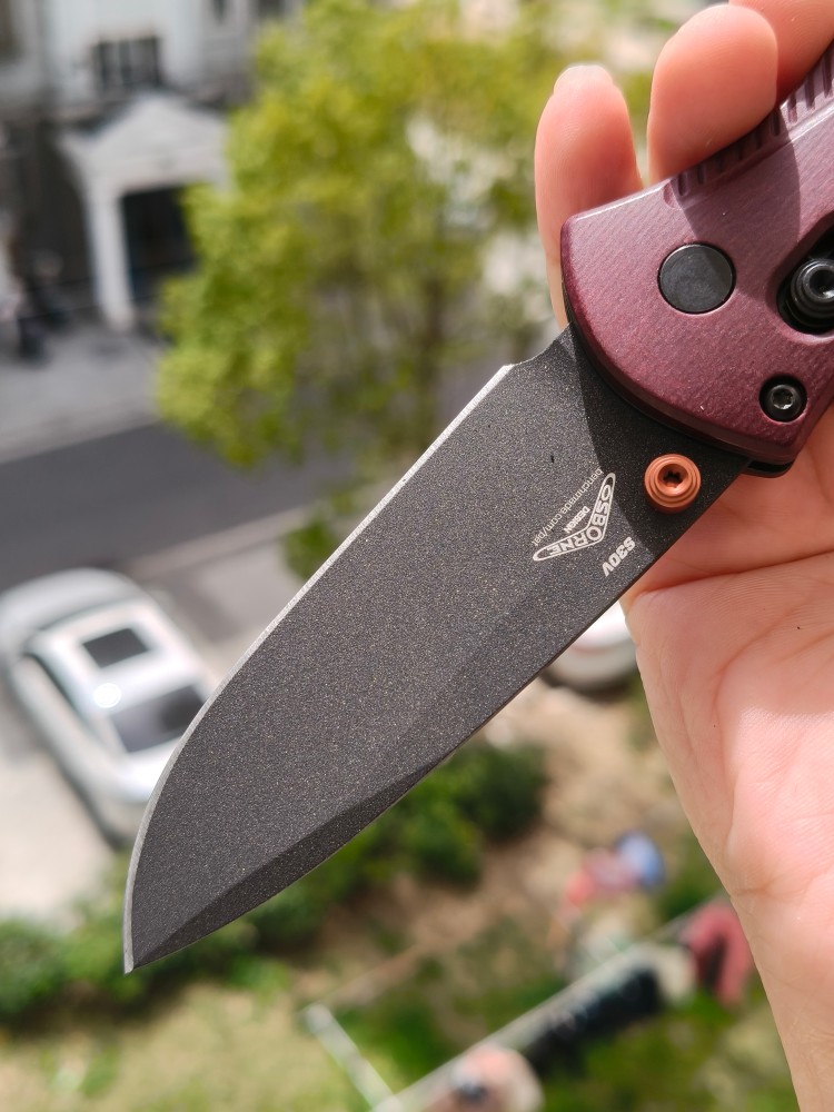🆕 Benchmade 585BK-04 Mini Barrage CPM-S30V钢 Richlite柄 2450