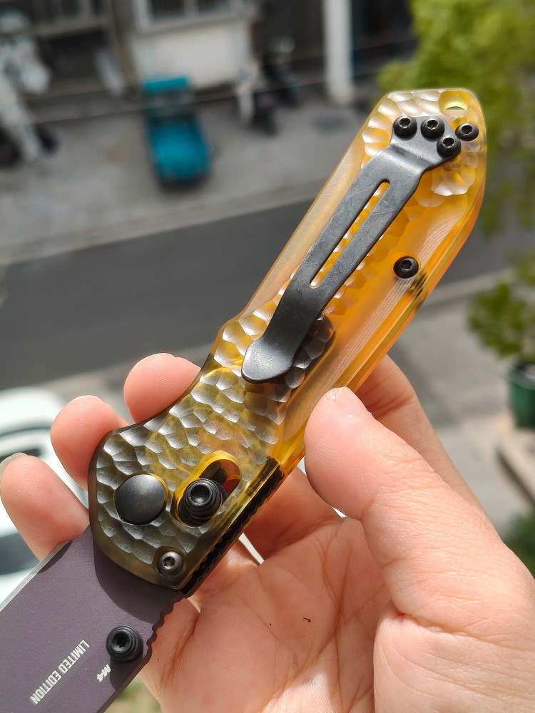 🆕 Benchmade Mini Freek 565PL-2501 CPM-M4钢 PEI ULTEM 柄 限量版 2299