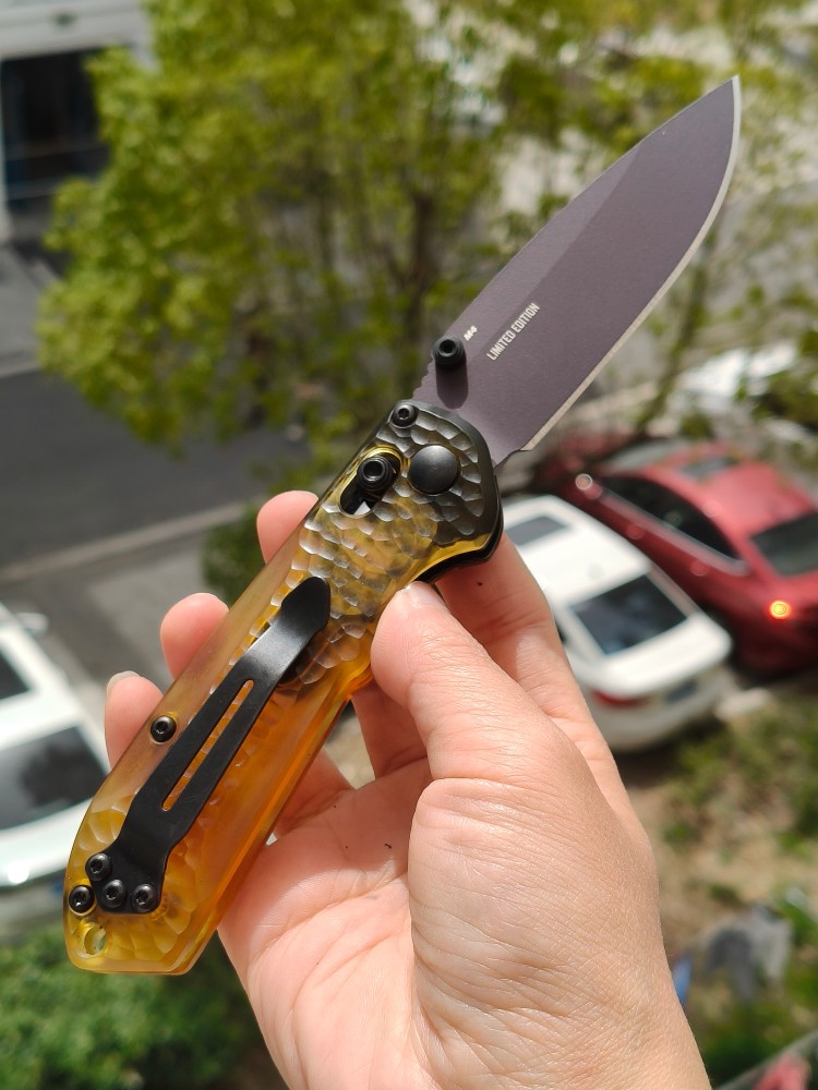 🆕 Benchmade Mini Freek 565PL-2501 CPM-M4钢 PEI ULTEM 柄 限量版 2299