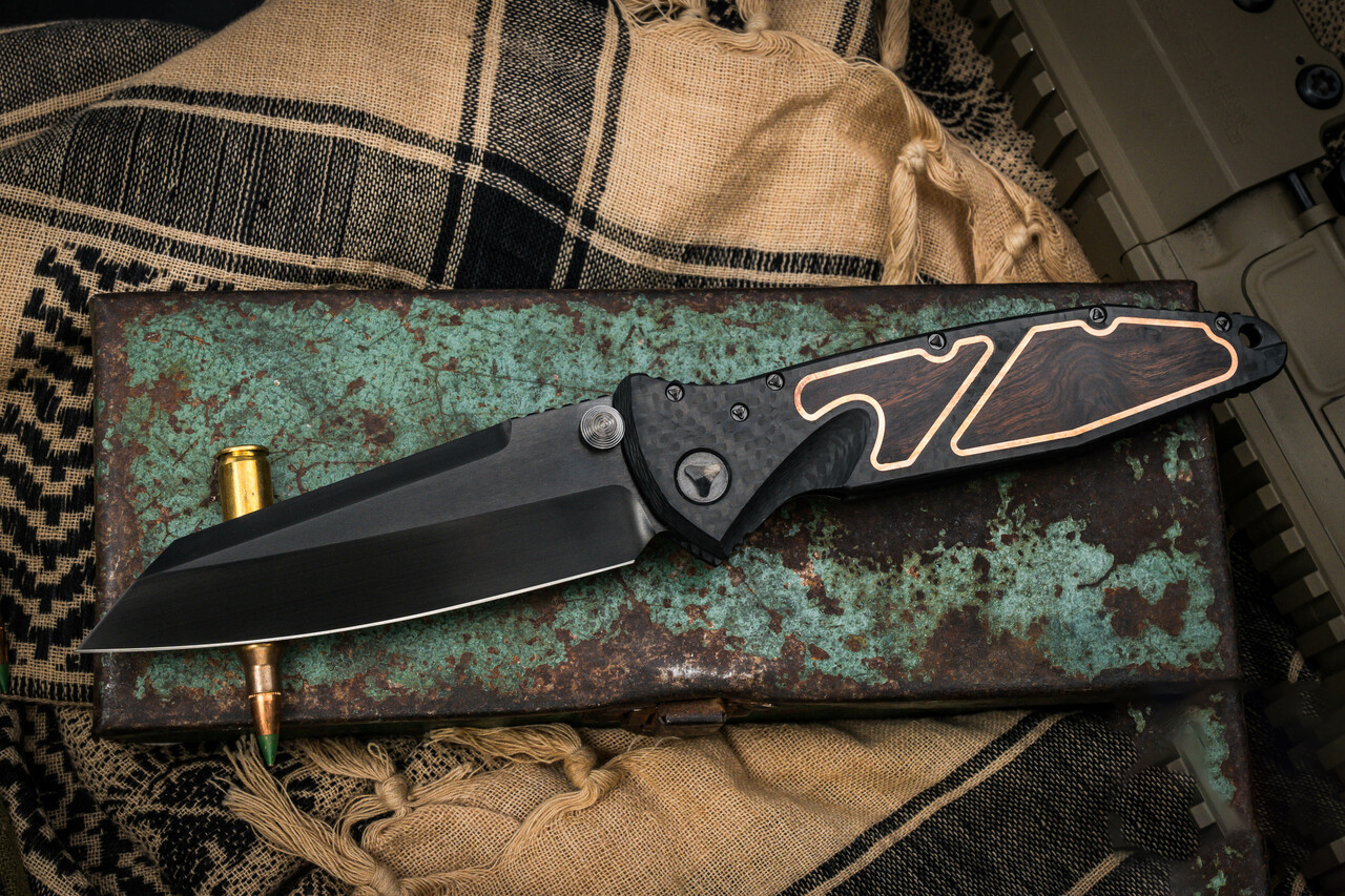 Marfione Socom Elite Warcom M390钢 碳纤维手柄 MCKWAR-CF-IR 黑色 29250