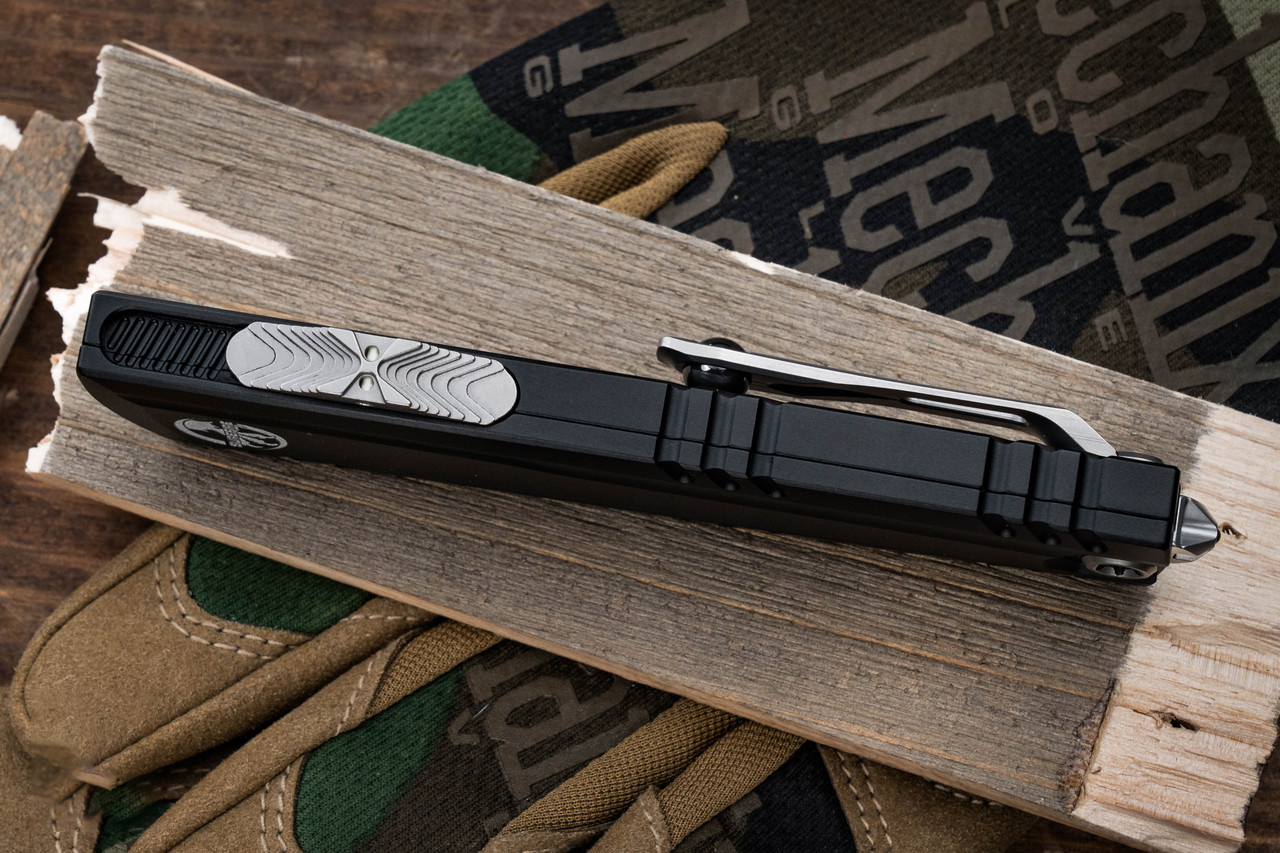 Microtech Luminary OTF  M390MK钢 铝手柄 SureFire Stiletto Pro II手电筒套装 黑色铝氚按钮 EK-1396 黑色  65000
