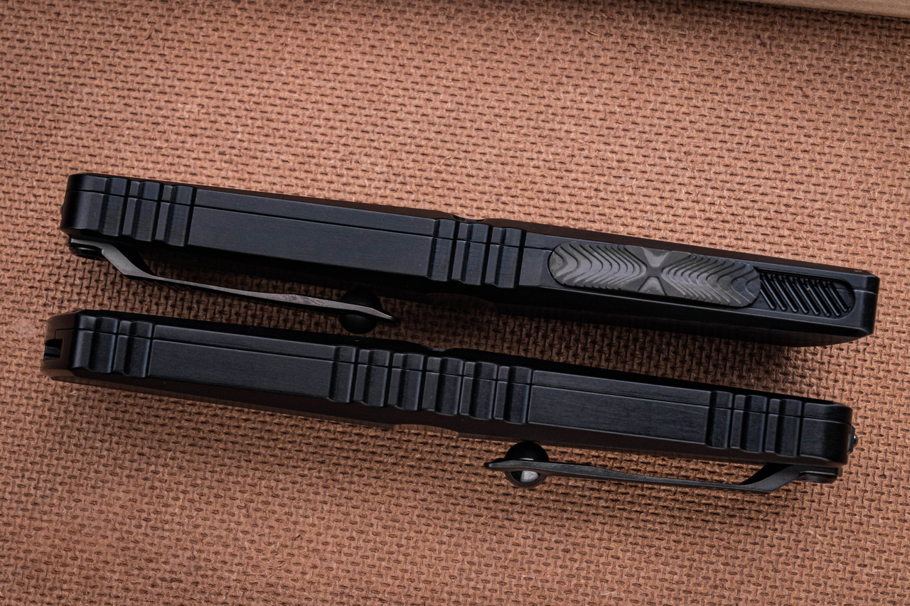 Microtech Combat Troodon Gen III OTF  大马士革钢 铝制手柄  MCT1217-16MS2 黑色 16500