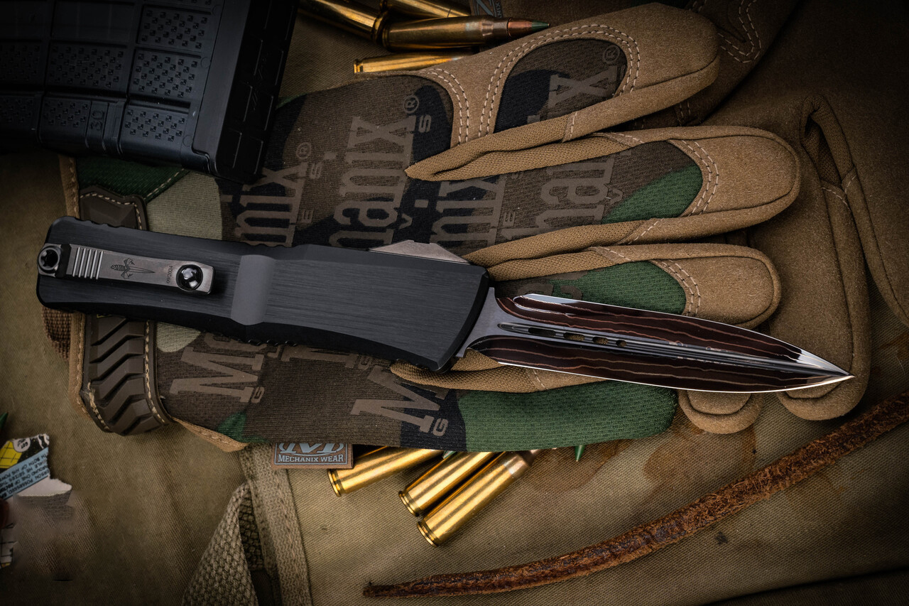 Marfione定制Combat Troodon Gen III OTF Baker Forge Hot Blued San Mai 铝制手柄 黑色 MCT1142-SMBLDAM-MCK 29050