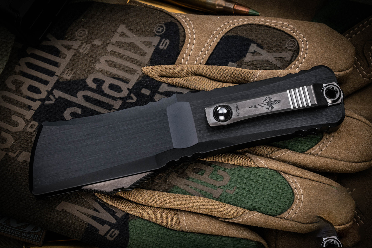 Marfione定制Combat Troodon Gen III OTF Baker Forge Hot Blued San Mai 铝制手柄 黑色 MCT1142-SMBLDAM-MCK 29050
