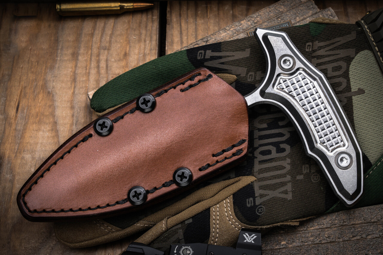 Marfione Custom/Bastinelli M390钢 钛手柄 EK-1590 银色 19500