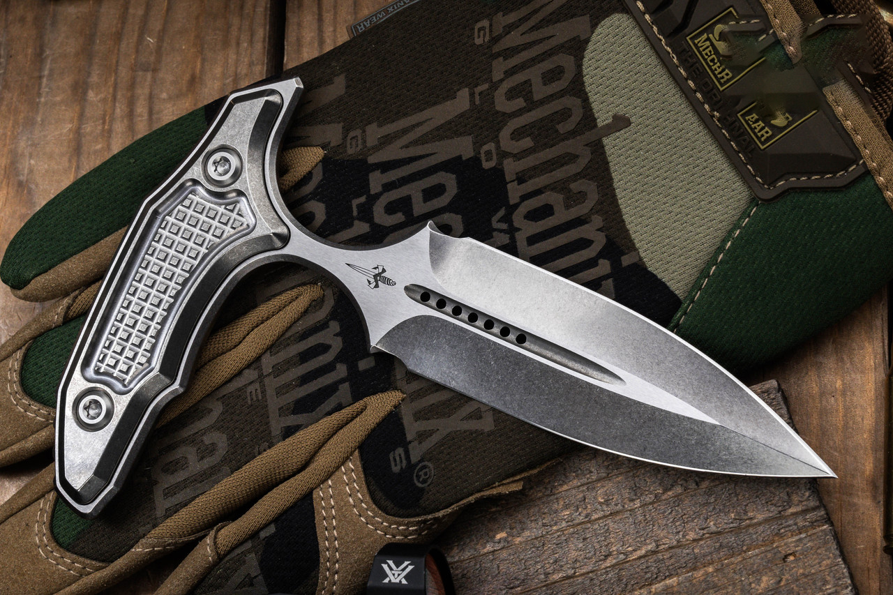 Marfione Custom/Bastinelli M390钢 钛手柄 EK-1590 银色 19500