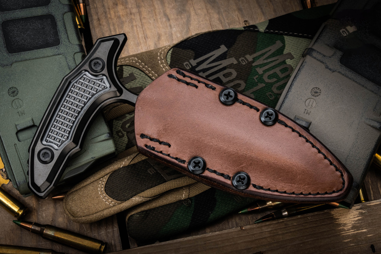 Marfione Custom/Bastinelli M390钢 钛手柄 EK-1795 钛黑色 24500