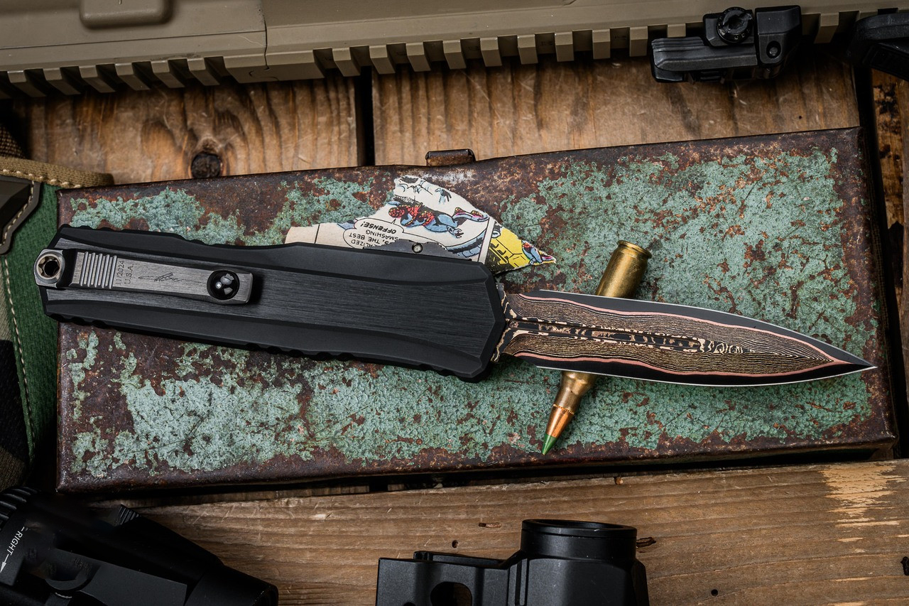 Microtech/Marfione Cypher II OTF M390MK钢 铝制手柄 MCT1242-16MS1 黑色 13500