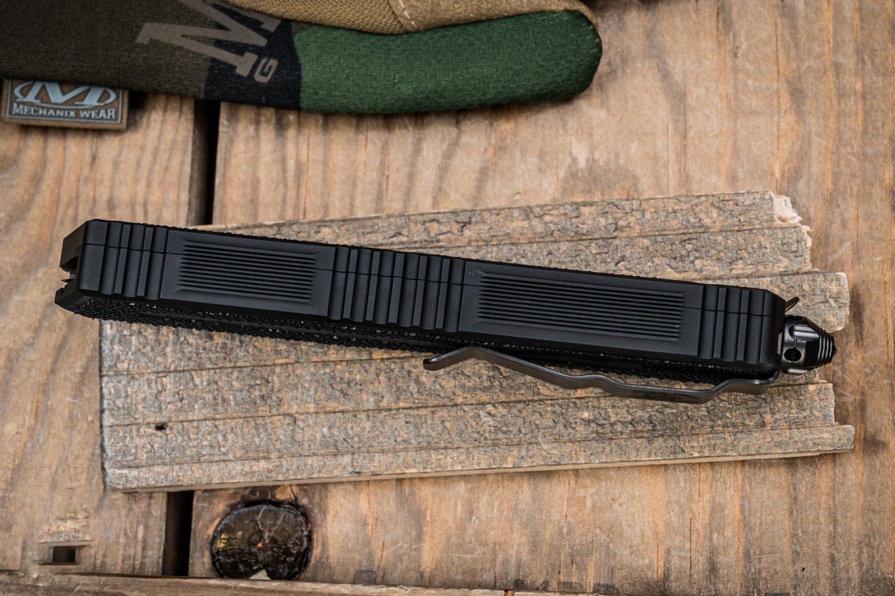 Microtech/Marfione Select Scarab II Gen III OTF  大马士革钢 不锈钢手柄 MCT1279-16MS2 黑色 18550