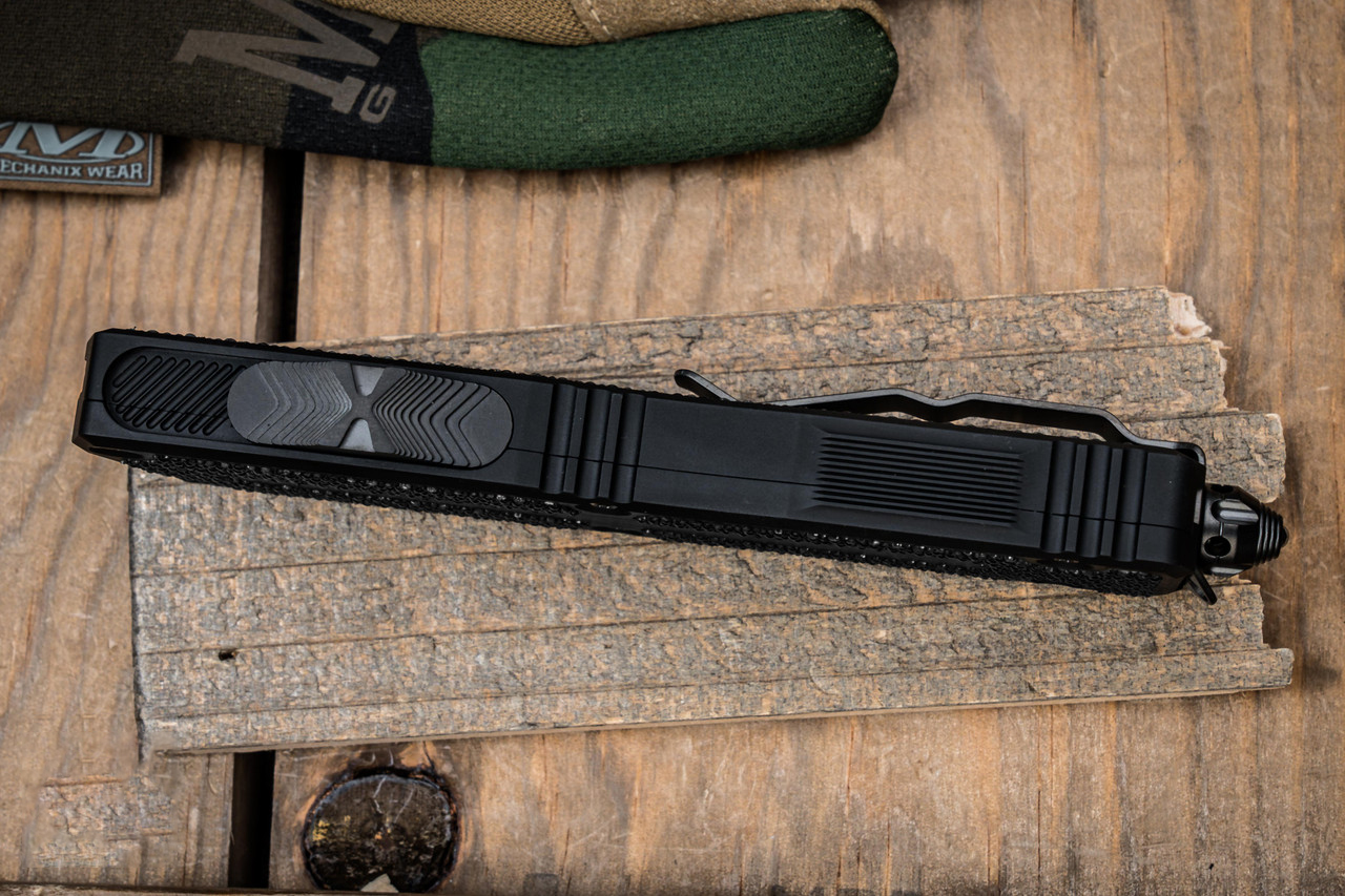 Microtech/Marfione Select Scarab II Gen III OTF  大马士革钢 不锈钢手柄 MCT1279-16MS2 黑色 18550