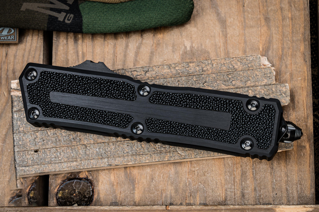 Microtech/Marfione Select Scarab II Gen III OTF  大马士革钢 不锈钢手柄 MCT1279-16MS2 黑色 18550