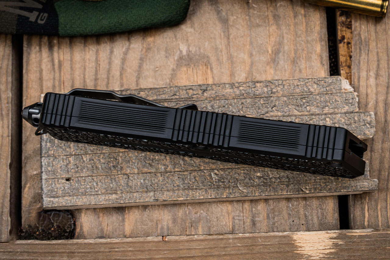 Microtech Marfione Select Scarab II Gen III OTF 大马士革钢 铝制手柄 MCT1279-16MS1 黑色 18850