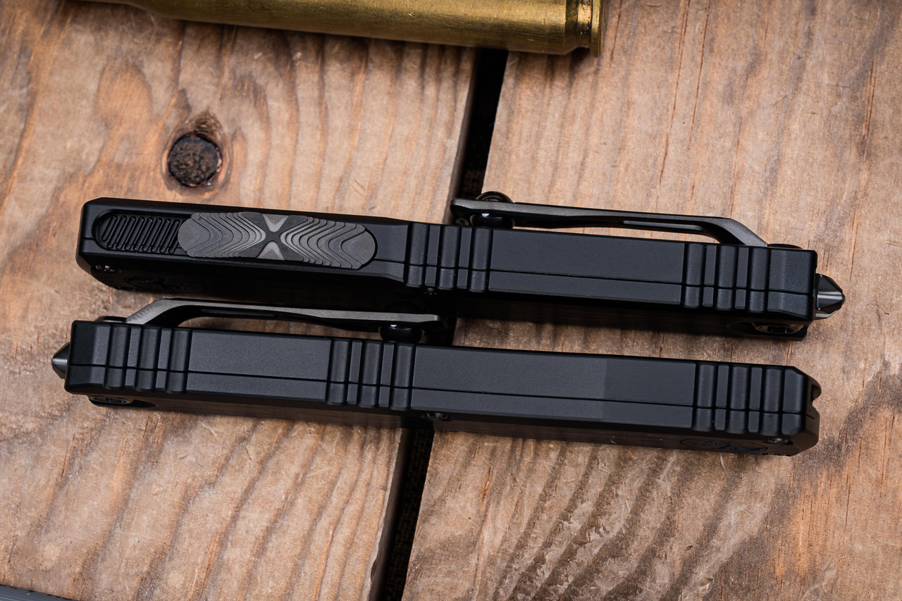 Microtech Ultratech Gen III OTF 大马士革钢 重型合金手柄 MCT1123-16MS1 黑色 12500