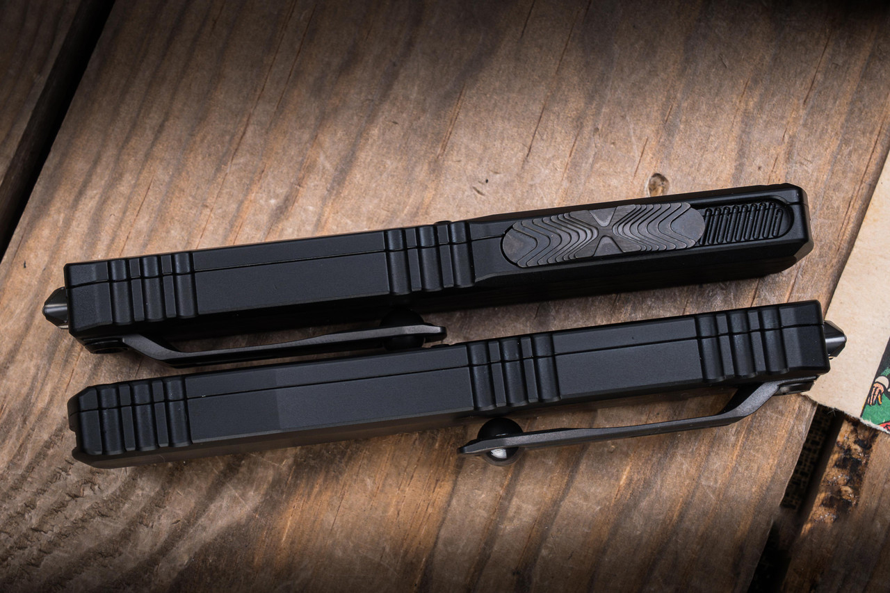 Microtech Ultratech Gen III OTF 大马士革钢 重型合金手柄 MCT1123-16MS2 黑色 14950