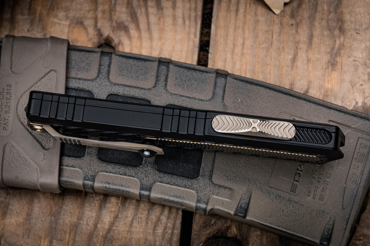 Microtech/Marfione 定制 Atreus ZBP OTF M390MK钢 碳纤维+钛手柄 MCT1290-HPBZTI-MCK 青铜色 26500