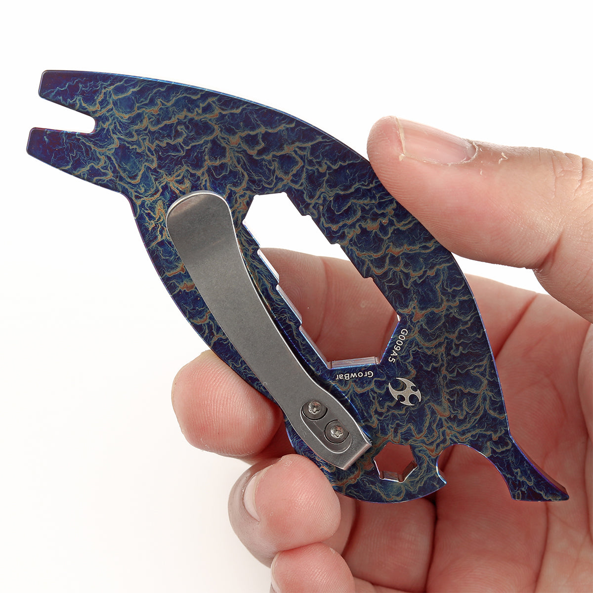 Kansept EDC CrowBar 钛合金 G009A5 钛蓝色 180