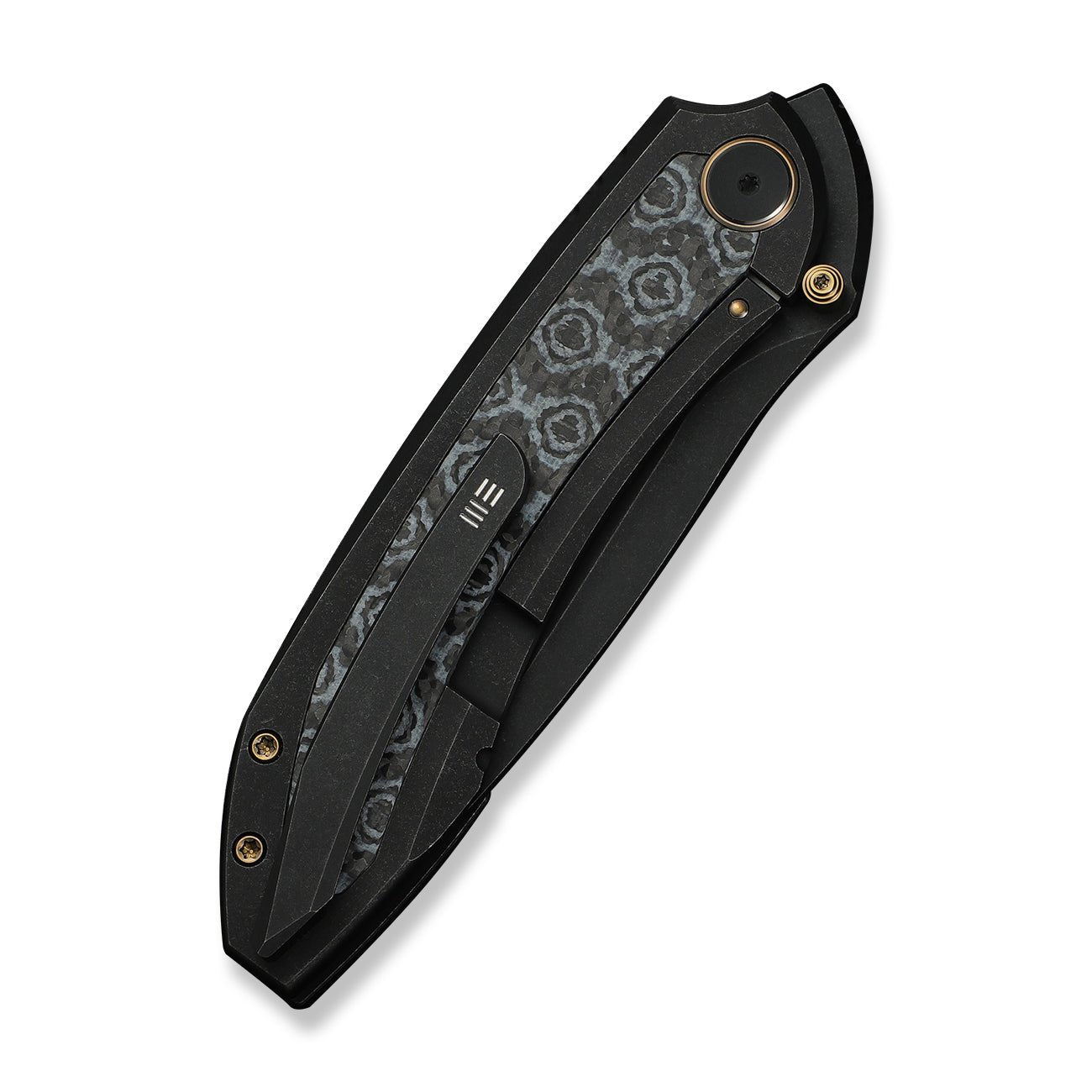 WEKNIFE Winsome M390钢 G10+碳纤维+钛手柄 WE23092-1 黑色 2580