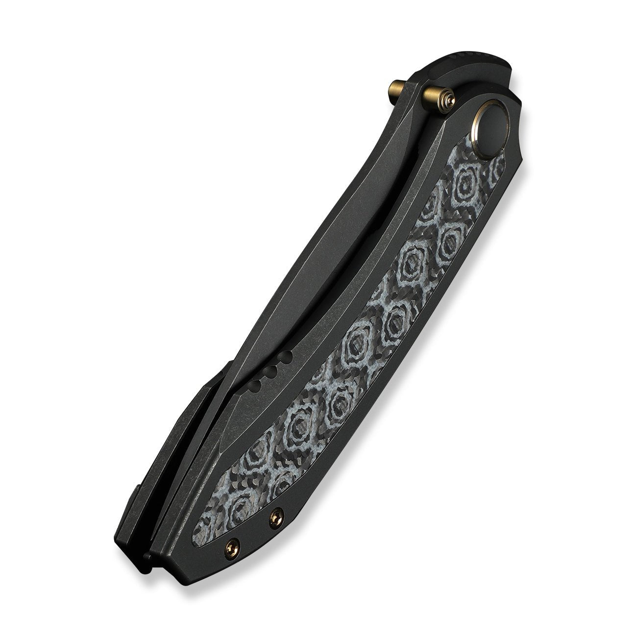 WEKNIFE Winsome M390钢 G10+碳纤维+钛手柄 WE23092-1 黑色 2580