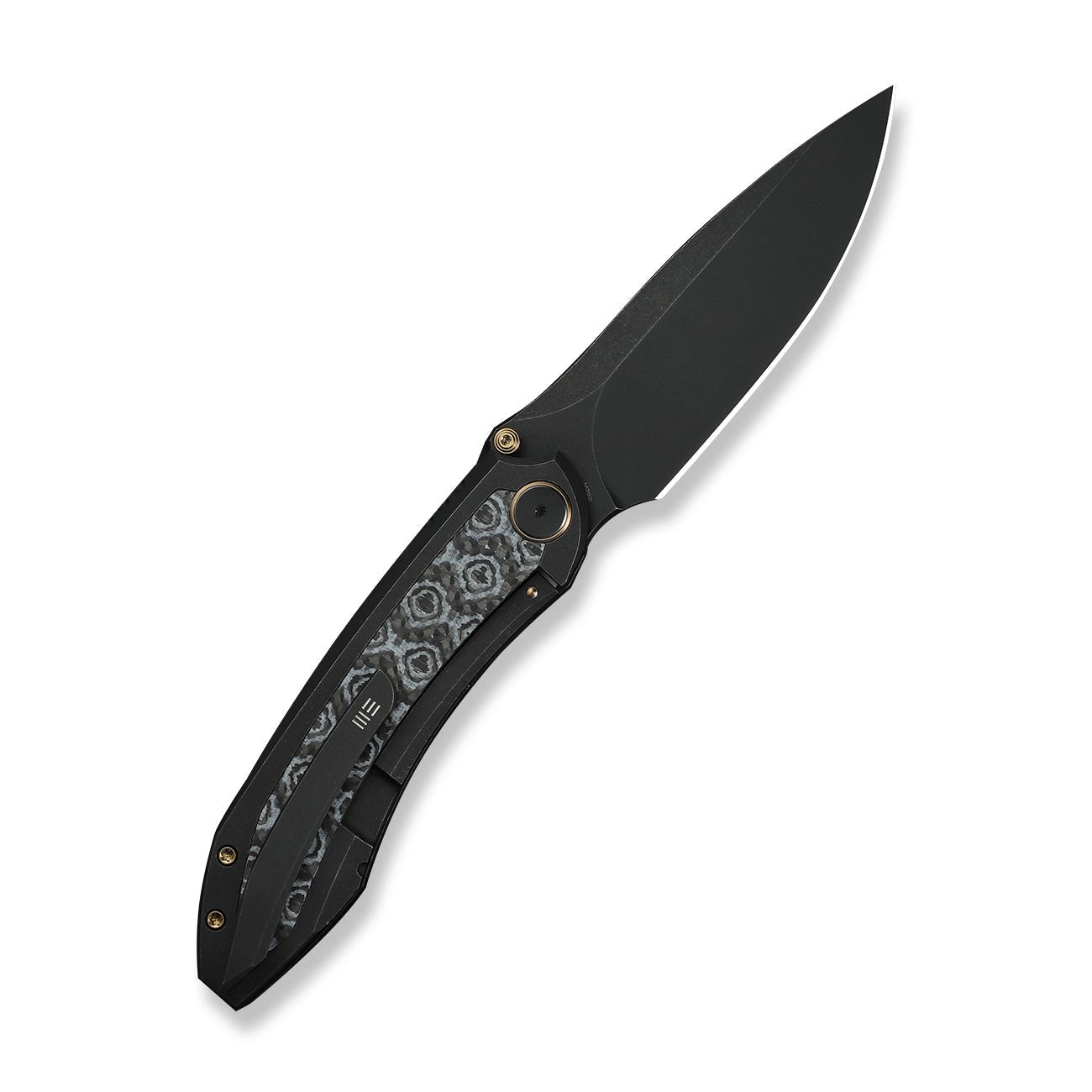 WEKNIFE Winsome M390钢 G10+碳纤维+钛手柄 WE23092-1 黑色 2580
