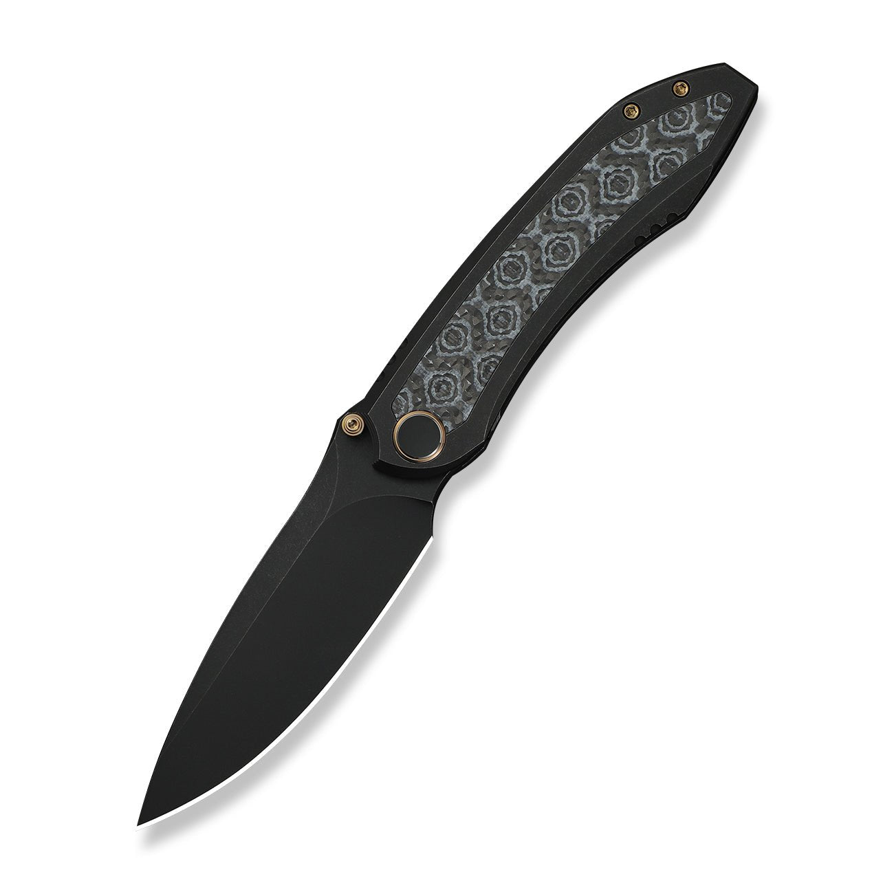 WEKNIFE Winsome M390钢 G10+碳纤维+钛手柄 WE23092-1 黑色 2580