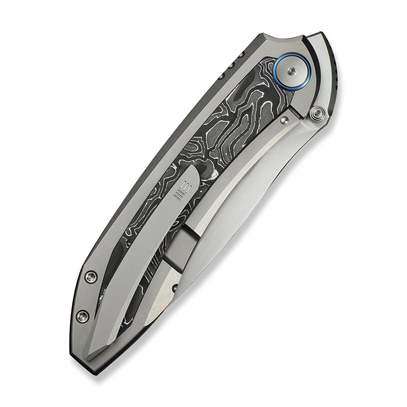 WEKNIFE Winsome M390钢 碳纤维+铝+钛手柄 WE23092-2 灰色 2600