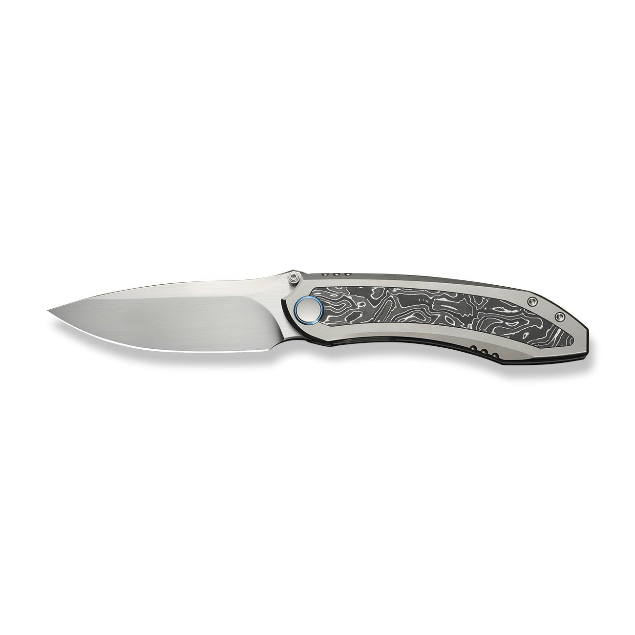 WEKNIFE Winsome M390钢 碳纤维+铝+钛手柄 WE23092-2 灰色 2600