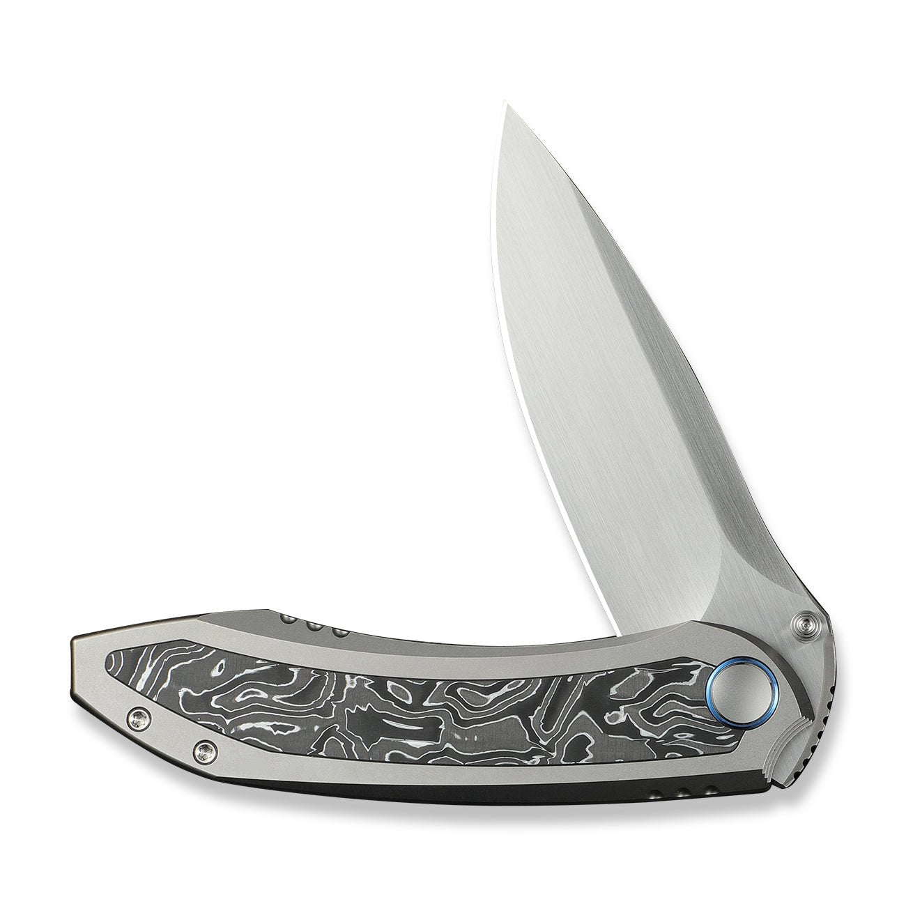 WEKNIFE Winsome M390钢 碳纤维+铝+钛手柄 WE23092-2 灰色 2600