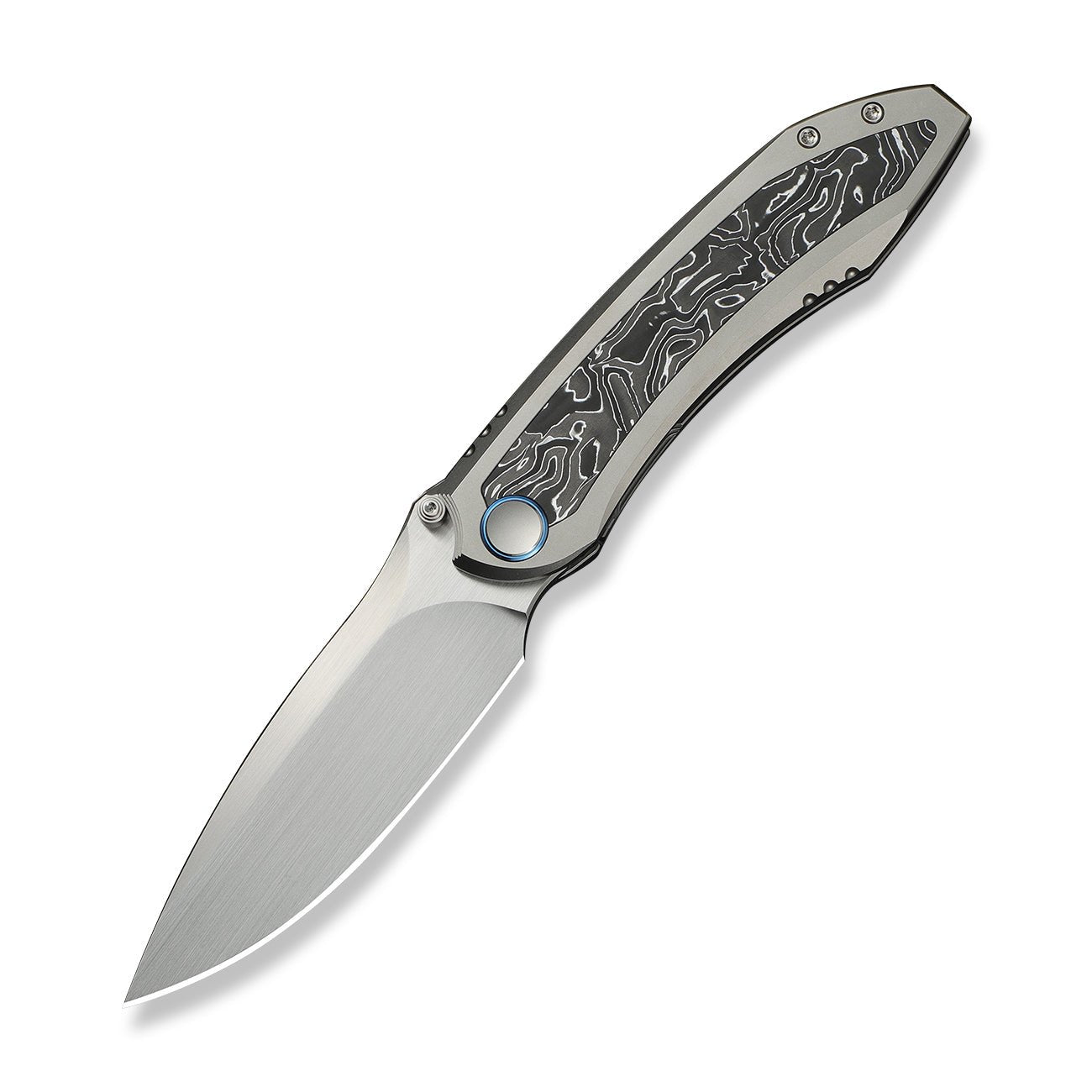 WEKNIFE Winsome M390钢 碳纤维+铝+钛手柄 WE23092-2 灰色 2600