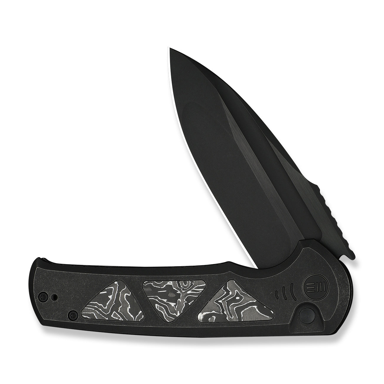 WEKNIFE Sylox M390钢 碳纤维+钛手柄 WE24027-1 黑色 2700