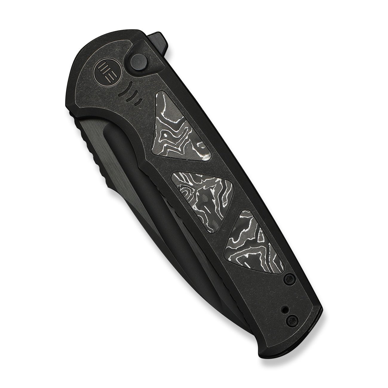 WEKNIFE Sylox M390钢 碳纤维+钛手柄 WE24027-1 黑色 2700