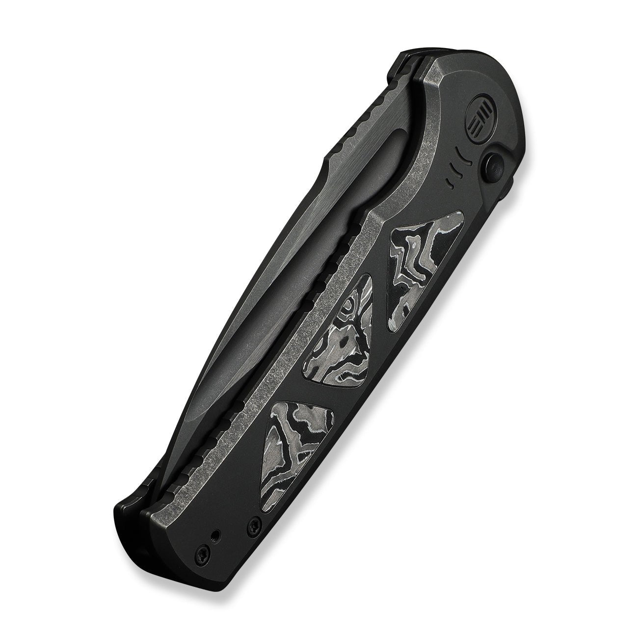 WEKNIFE Sylox M390钢 碳纤维+钛手柄 WE24027-1 黑色 2700
