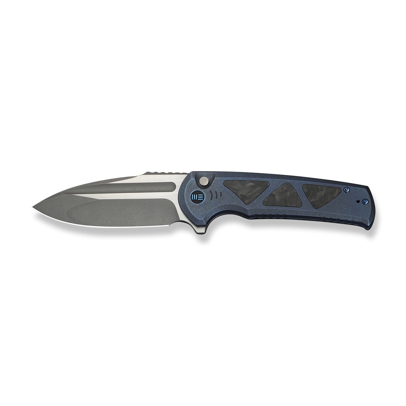 WEKNIFE Sylox M390钢 碳纤维+钛手柄 WE24027-2 蓝色 2600