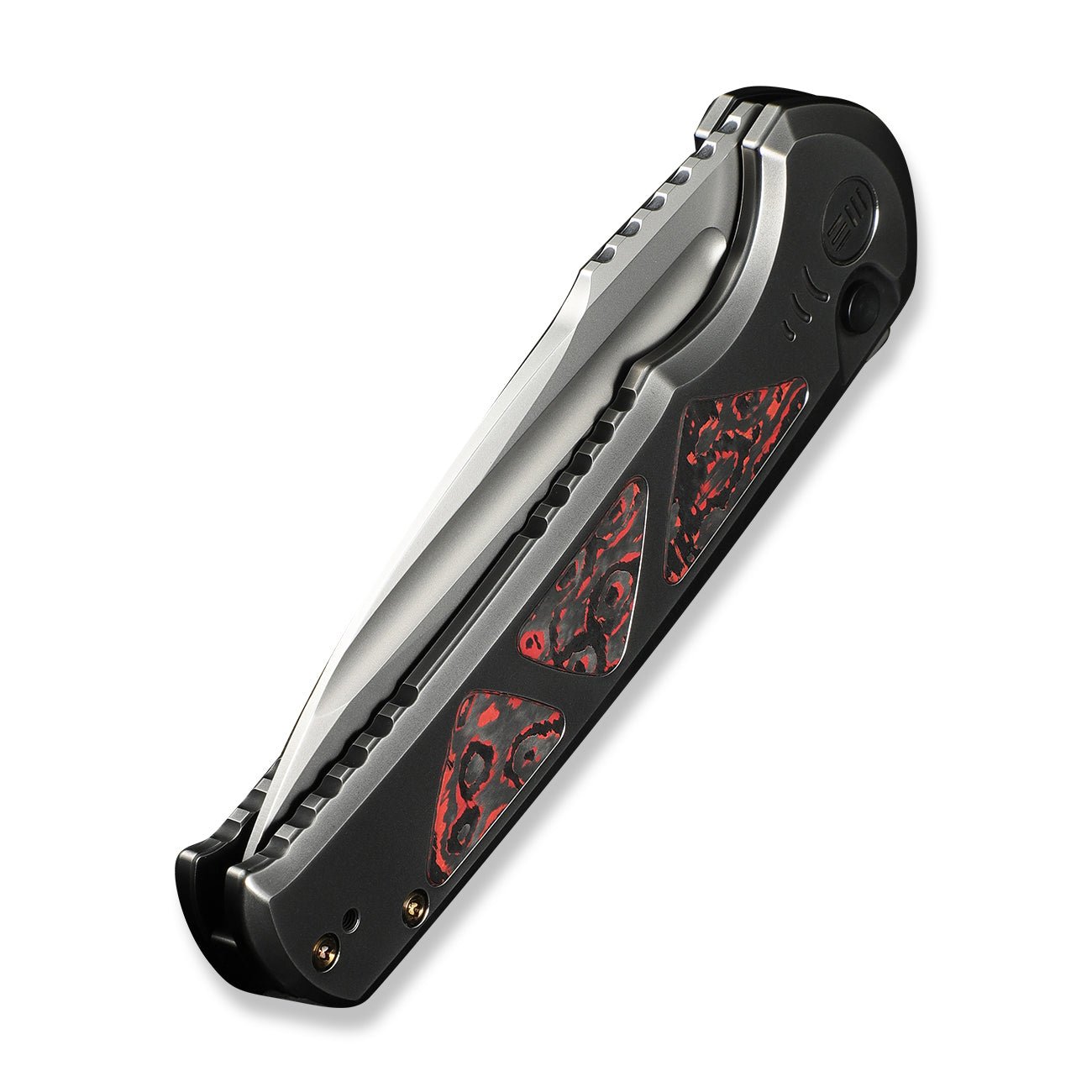 WEKNIFE Sylox M390钢 碳纤维+钛手柄 WE24027-3 钛灰色 3080