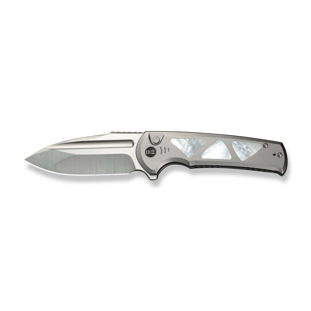 WEKNIFE Sylox M390钢 珍珠母+钛手柄 WE24027-4 钛灰色 4480