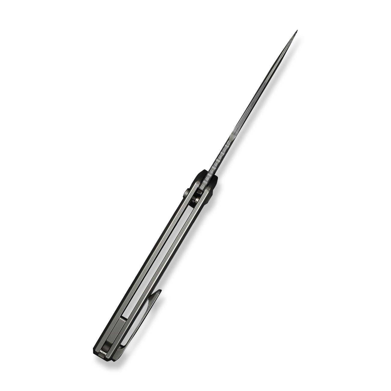 WEKNIFE Sylox 大马士革钢 珍珠母+钛手柄 WE24027-DS1 钛原色 6500