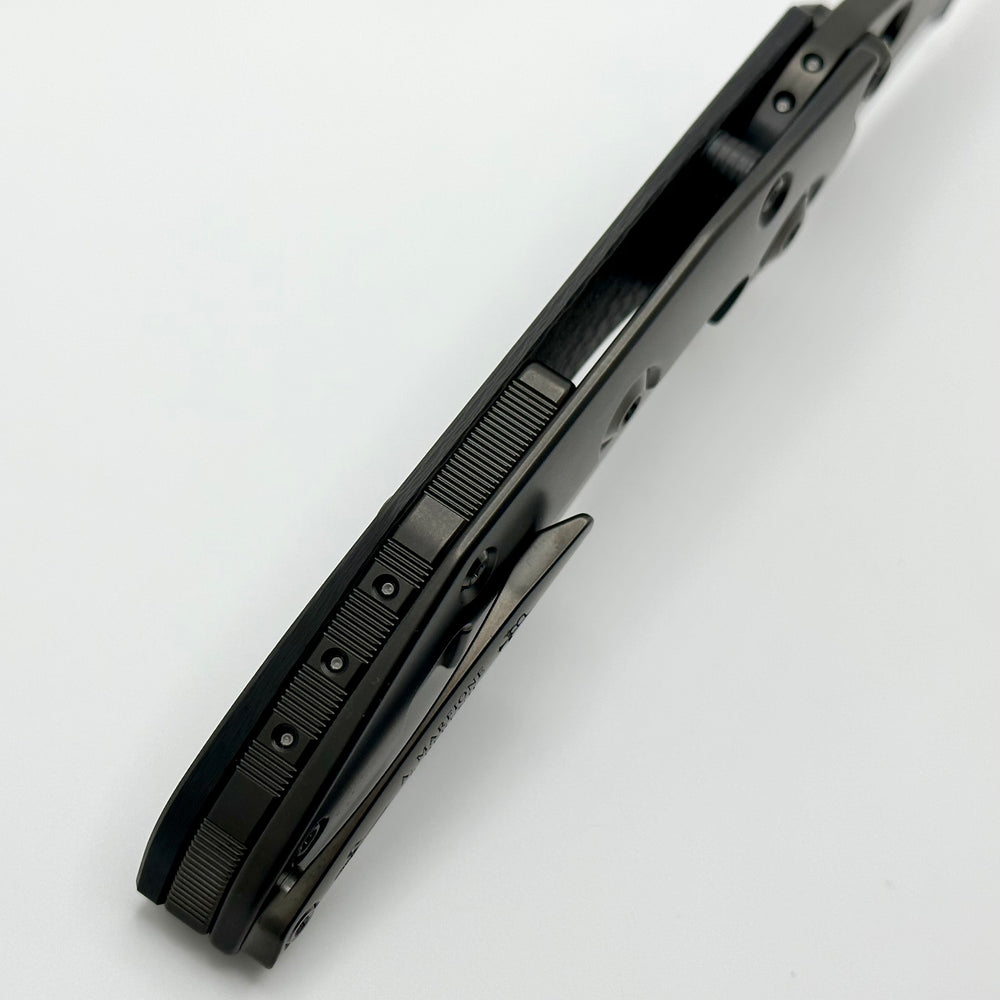 Marfione 定制刀具&Borka刀片 M390钢 碳纤维手柄 黑色 52650