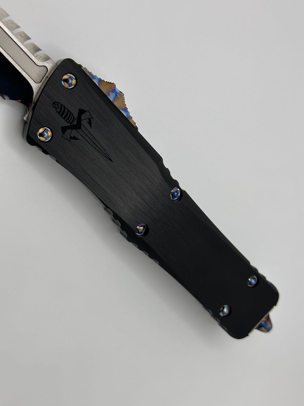 Marfione 定制Combat Troodon M390钢 6061 T6铝制手柄 黑色 35100