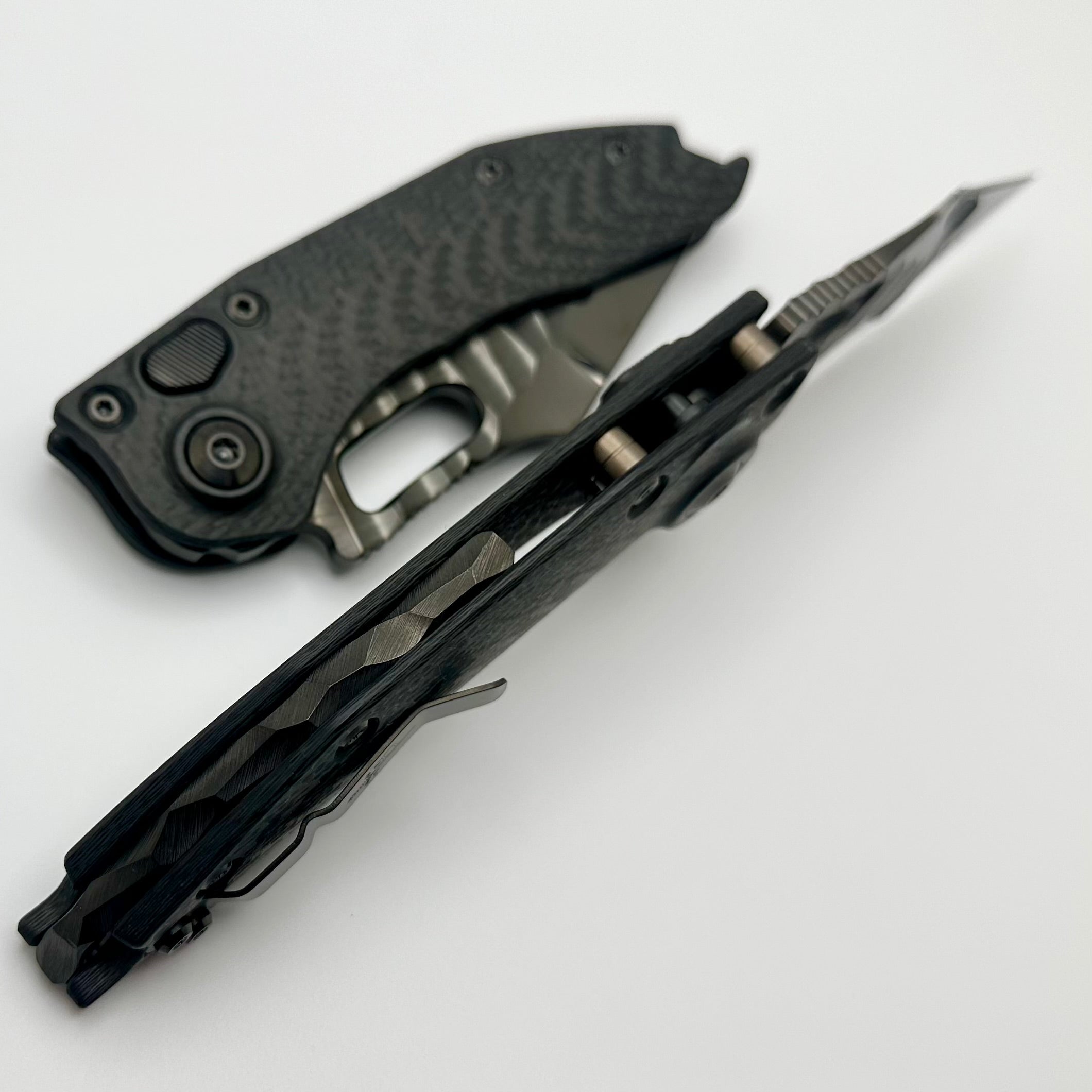Marfione 定制刀具&Borka刀片 M390钢 碳纤维手柄 黑色 52650