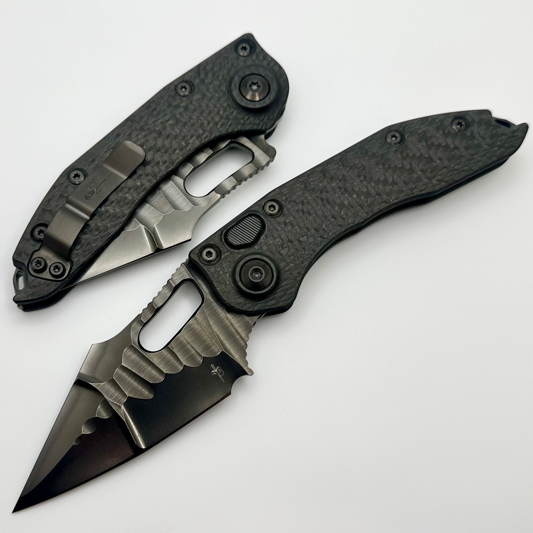Marfione 定制刀具&Borka刀片 M390钢 碳纤维手柄 黑色 52650