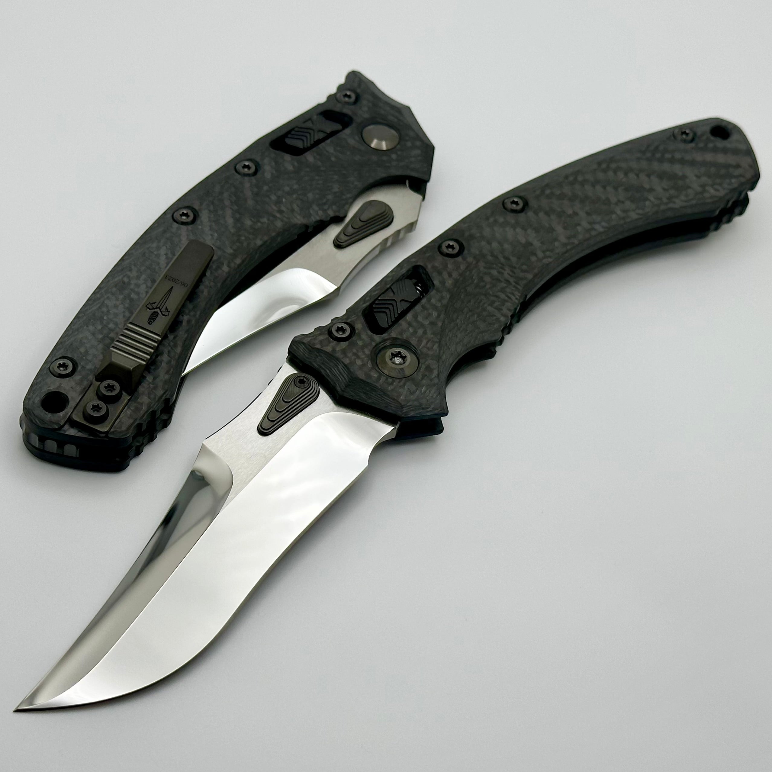 Marfione 定制Amphibian Persian RAM-LOK M390钢 碳纤维手柄 黑色 33300