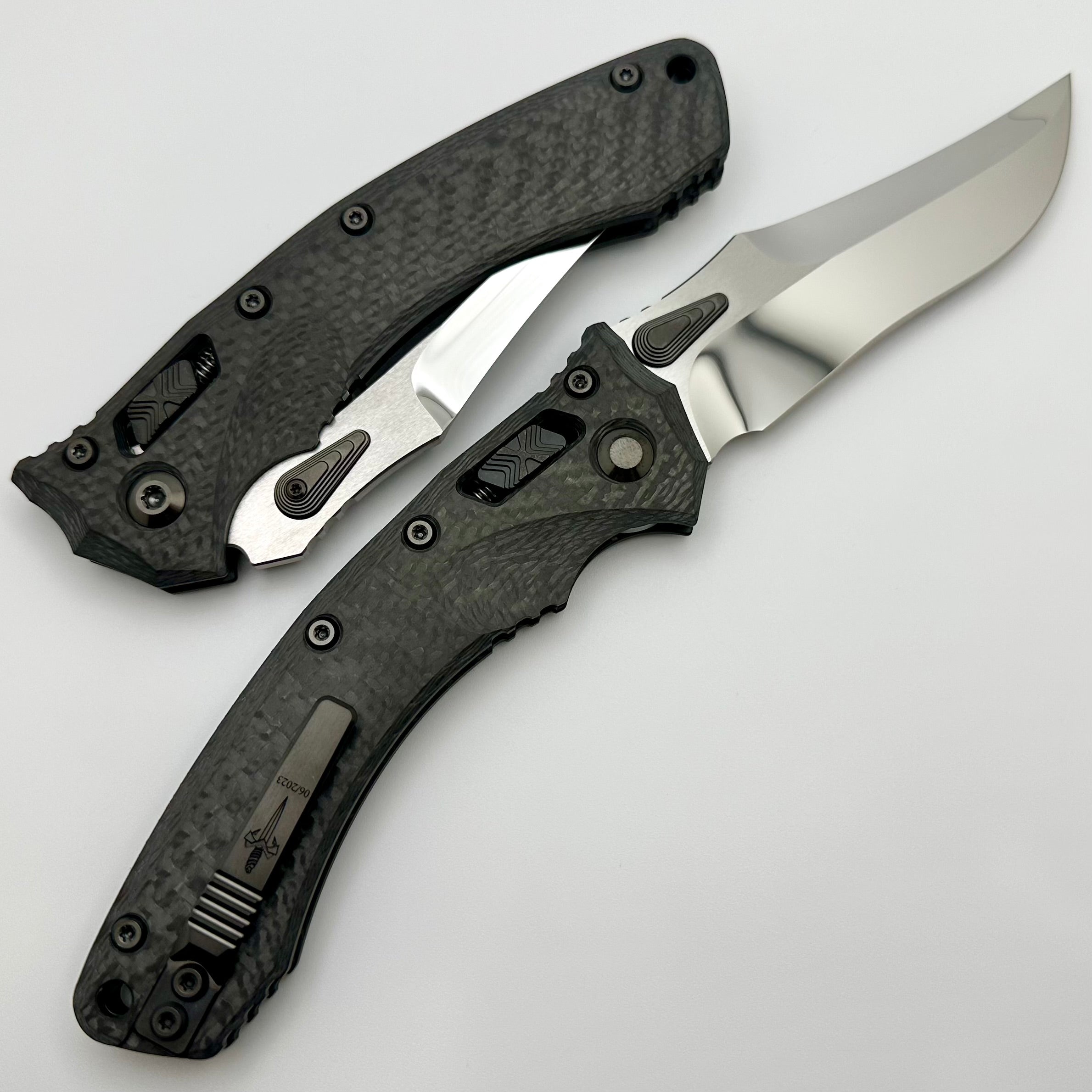 Marfione 定制Amphibian Persian RAM-LOK M390钢 碳纤维手柄 黑色 33300