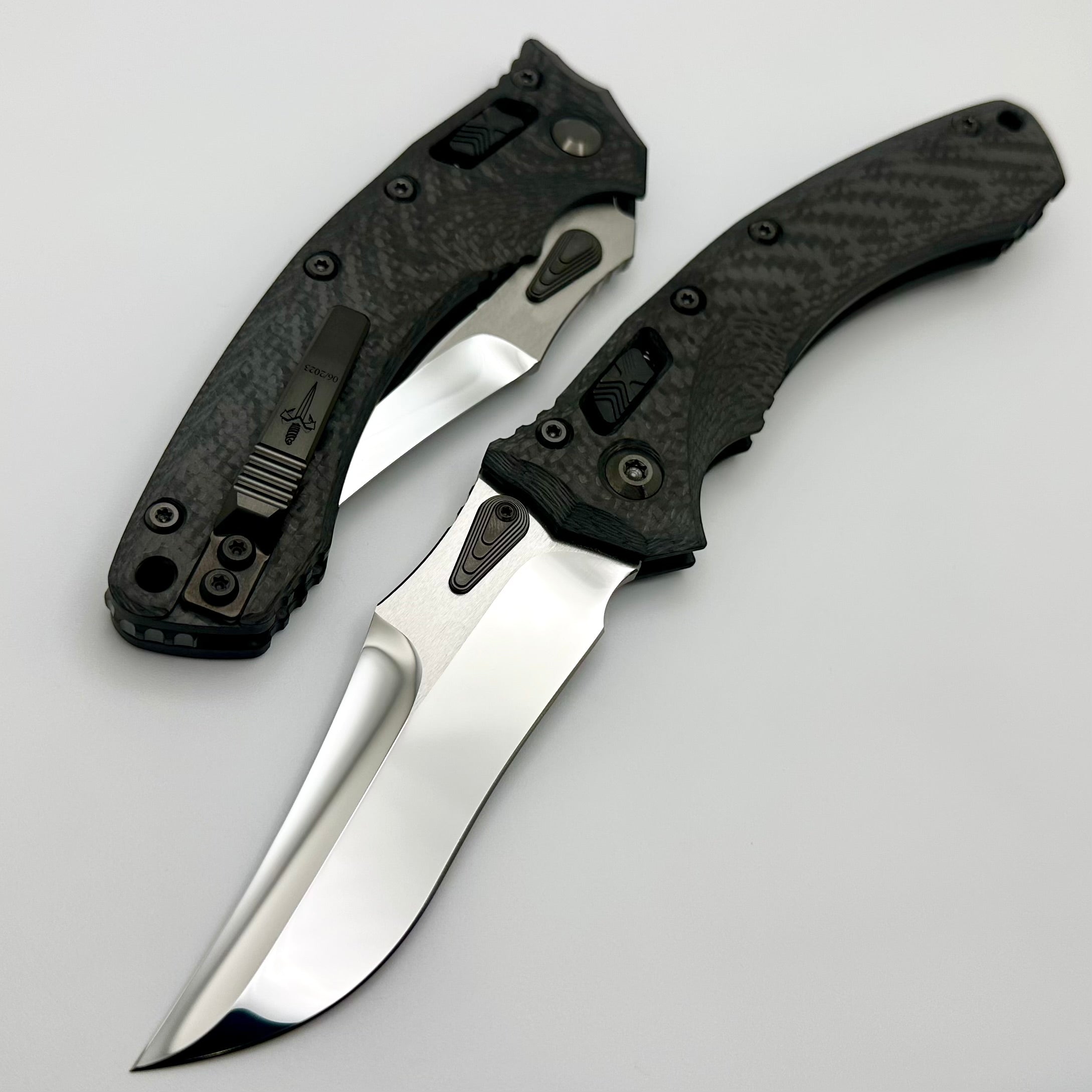 Marfione 定制Amphibian Persian RAM-LOK M390钢 碳纤维手柄 黑色 33300