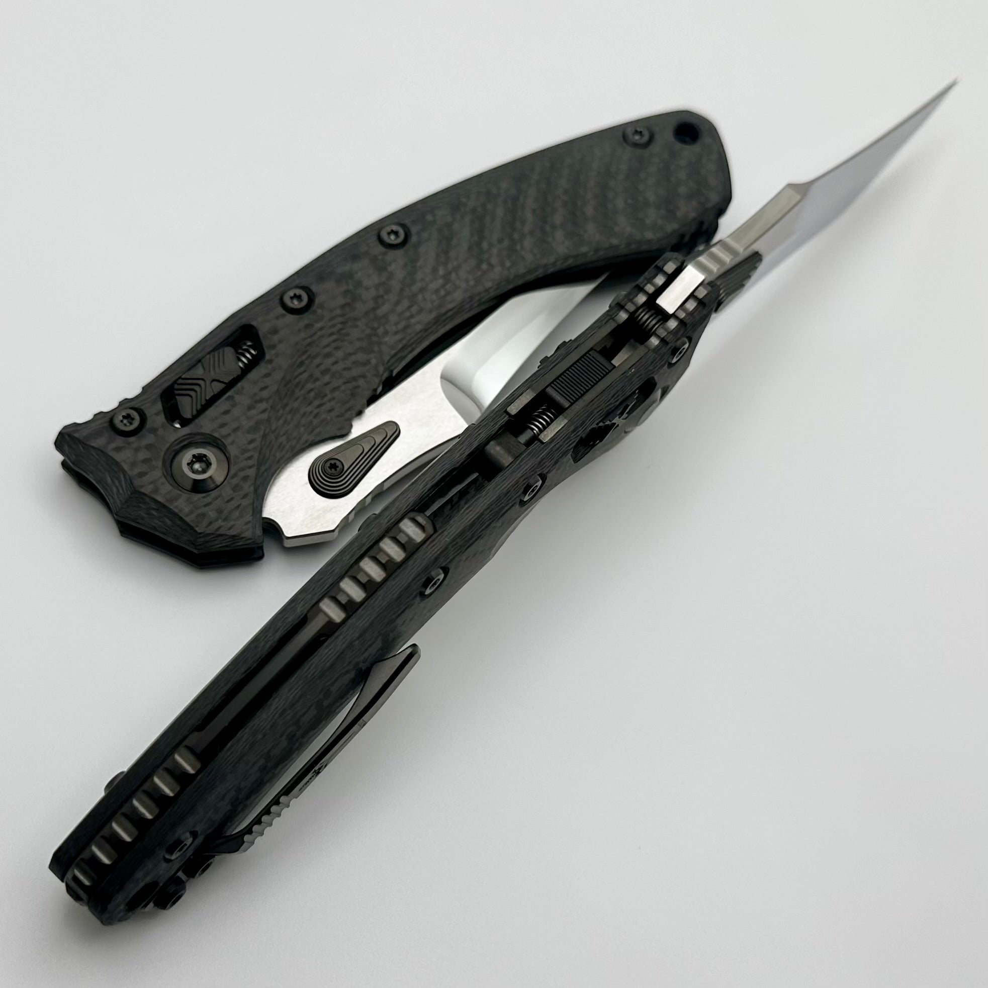 Marfione 定制Amphibian Persian RAM-LOK M390钢 碳纤维手柄 黑色 33300