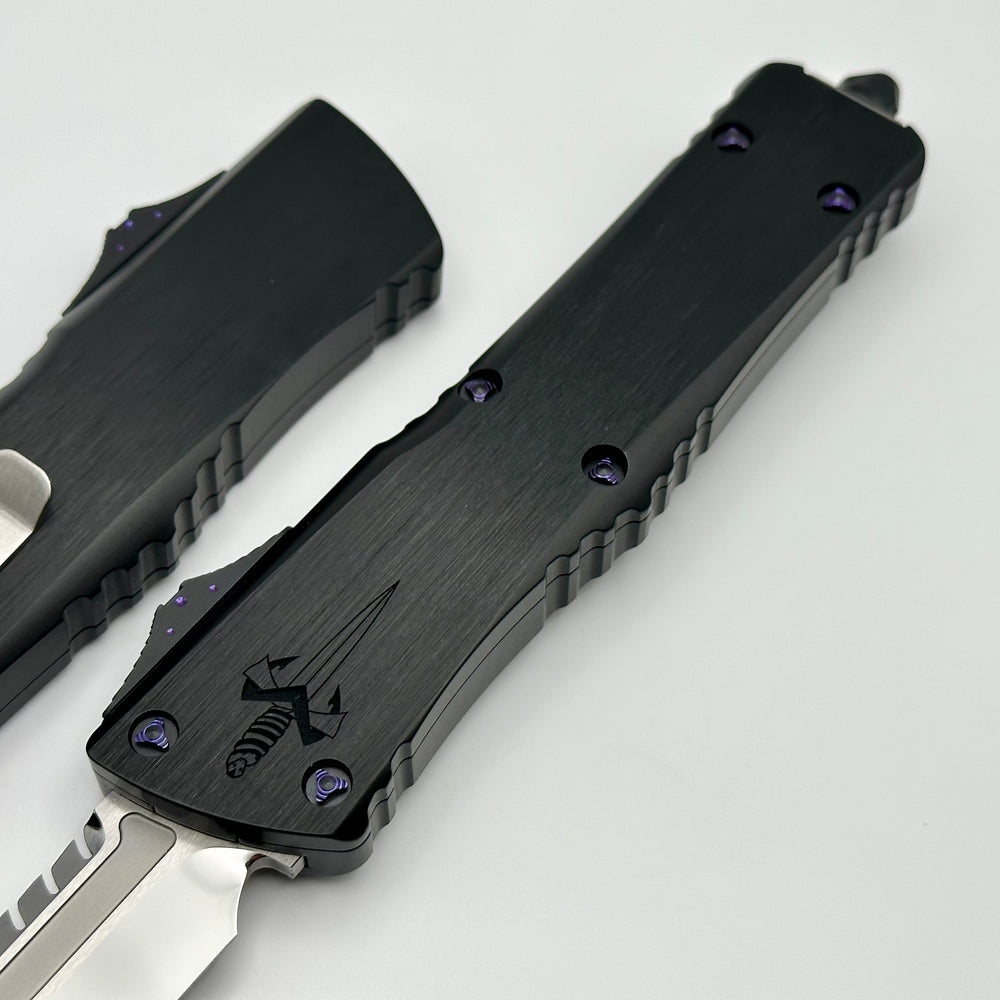 Marfione 定制Combat Troodon M390钢 6061 T6铝制手柄 黑色 35100