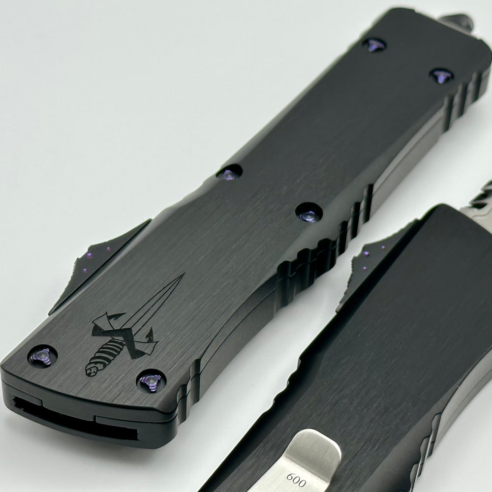 Marfione 定制Combat Troodon M390钢 6061 T6铝制手柄 黑色 35100