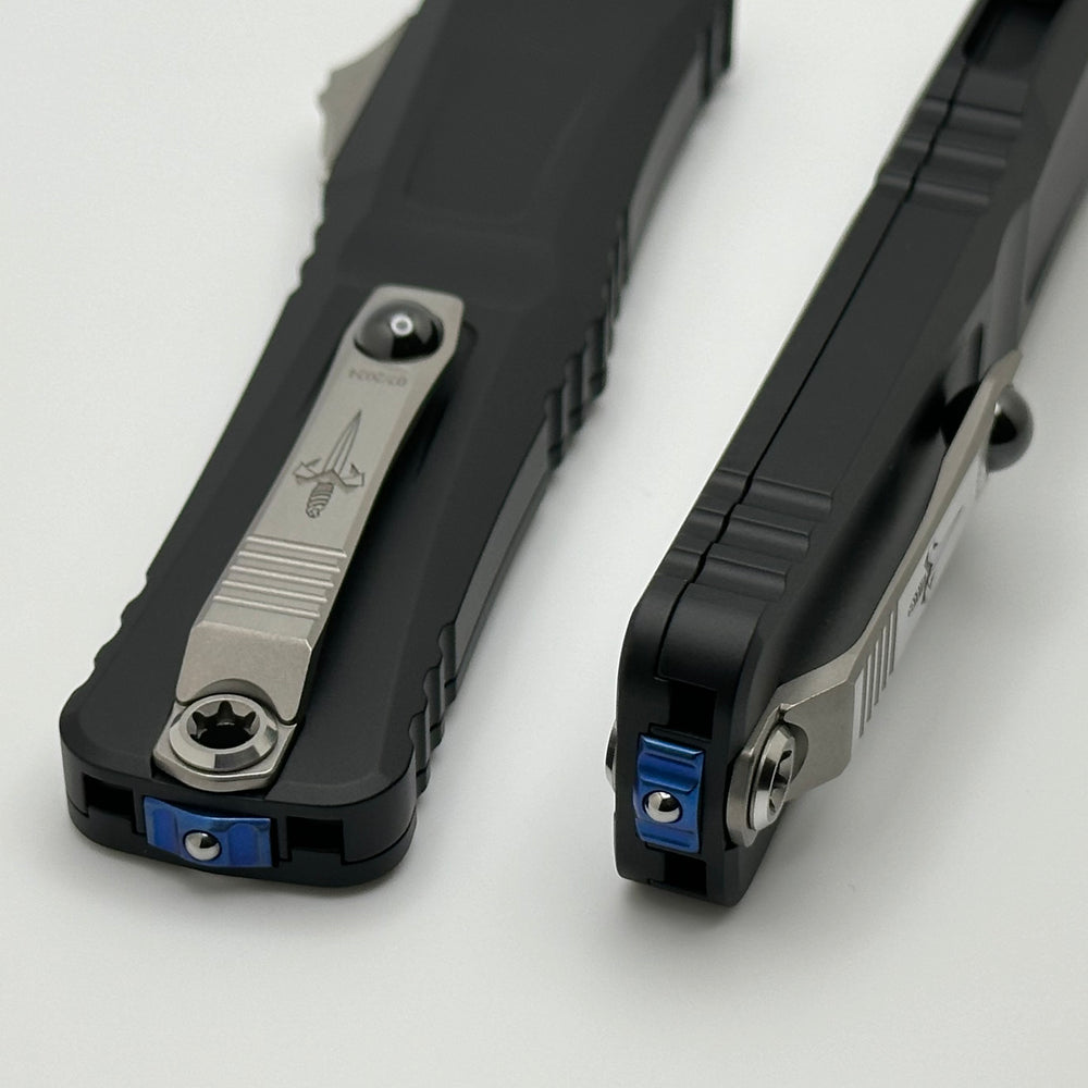 Marfione 定制Combat Troodon M390MK钢 铝制手柄 黑色（镜面抛光）22800