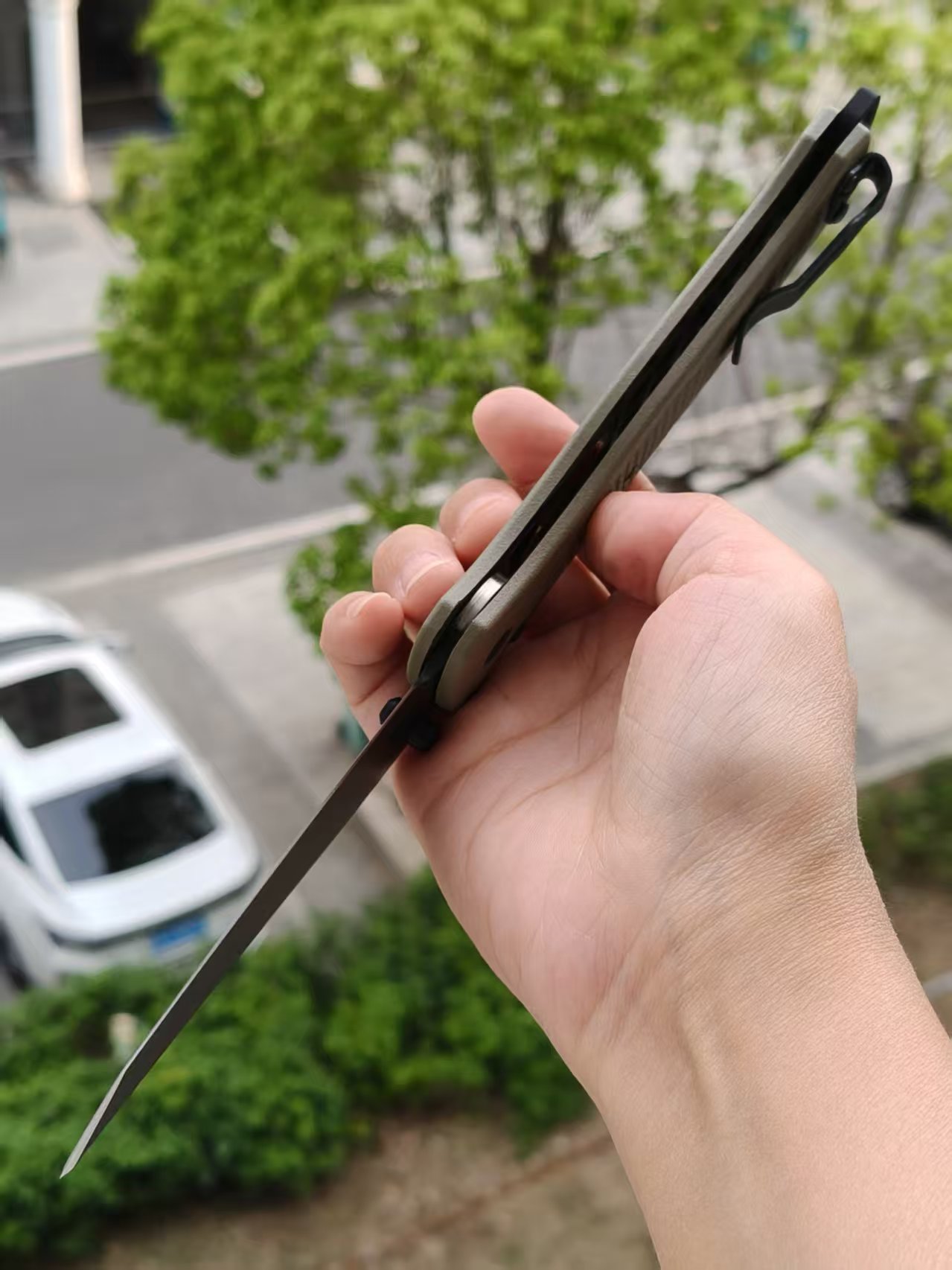 Benchmade Bailout 537BK-06 CPM-S30V钢 尼龙柄 军绿色 1500