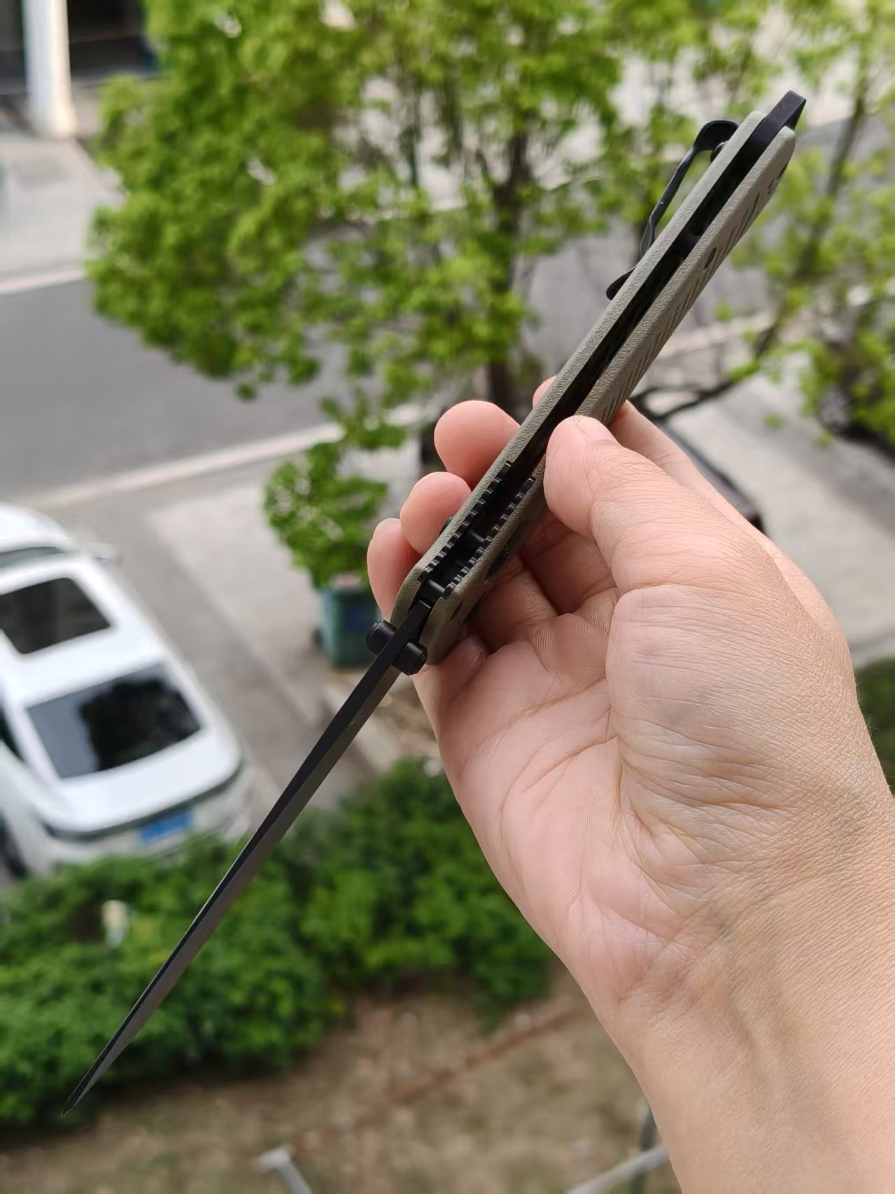 Benchmade Bailout 537BK-06 CPM-S30V钢 尼龙柄 军绿色 1500