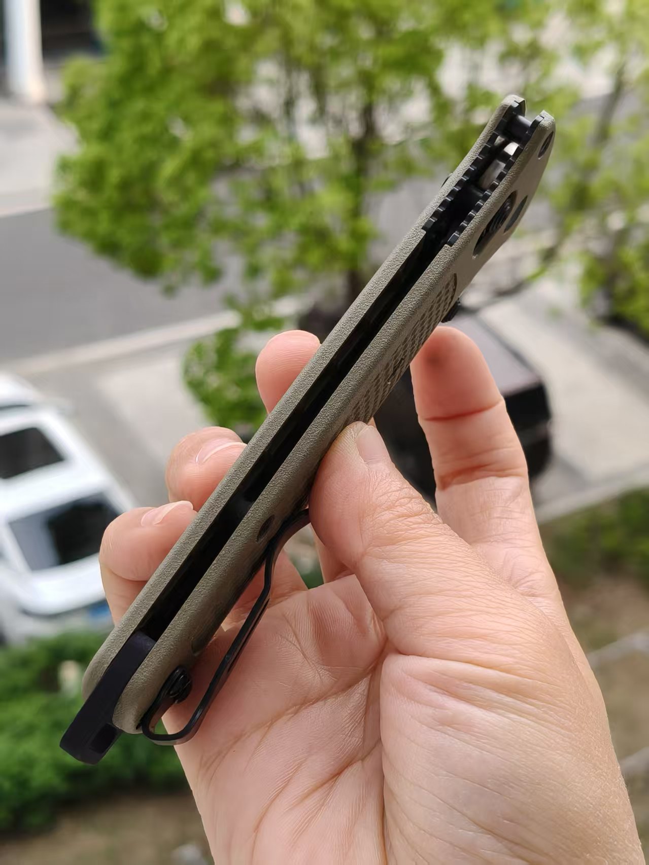 Benchmade Bailout 537BK-06 CPM-S30V钢 尼龙柄 军绿色 1500